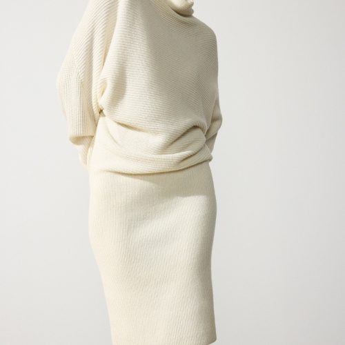 2024 CLEDESWEATERDRESS FVA4332 IVORY1746 0 content