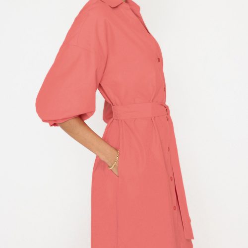 27 katebeltedshirtdress JCP4040 brightcoral 1095 8784173e 9e37 4046 9fd3 21a7c9a83537