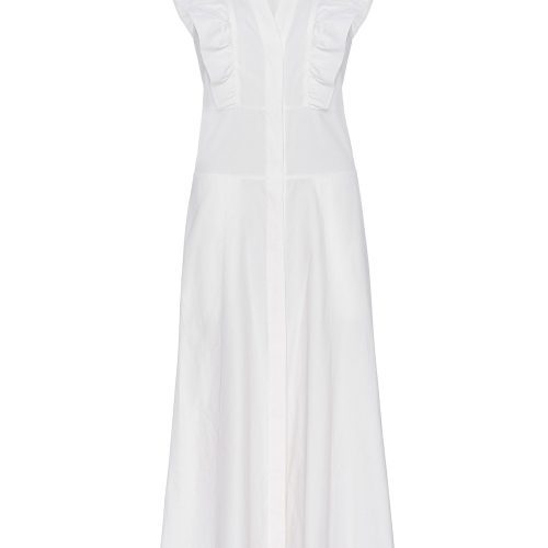 AURORARUFFLEDRESS IVORY