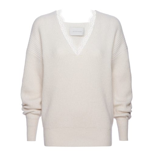 AVALACEVNECKSWEATER LWC4118 ALMONDCOMBO