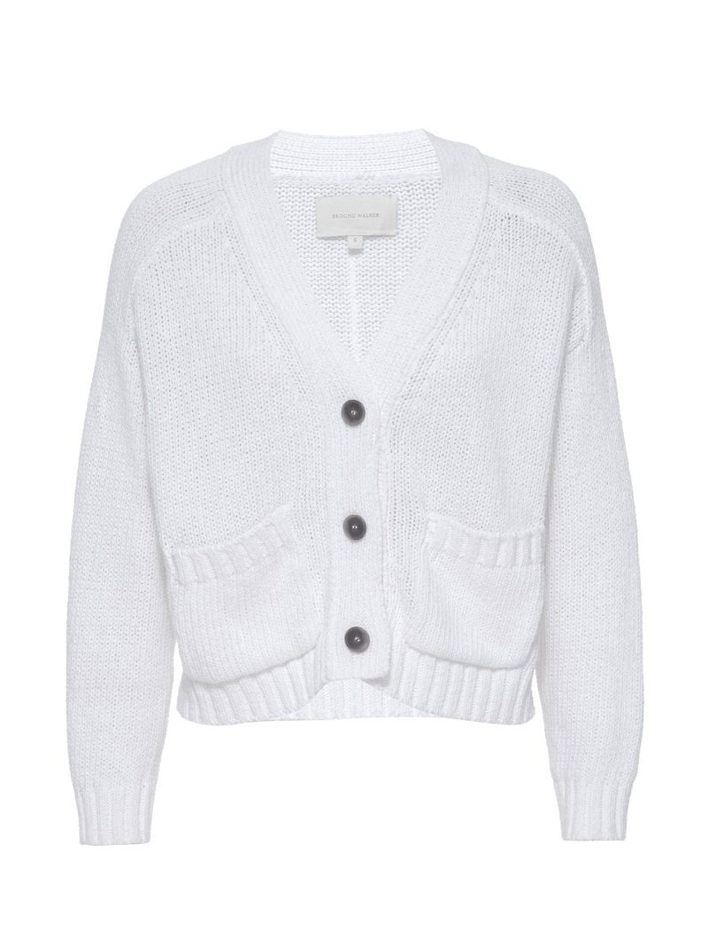 CroppedCardigan FLMW3581 SaltWhite