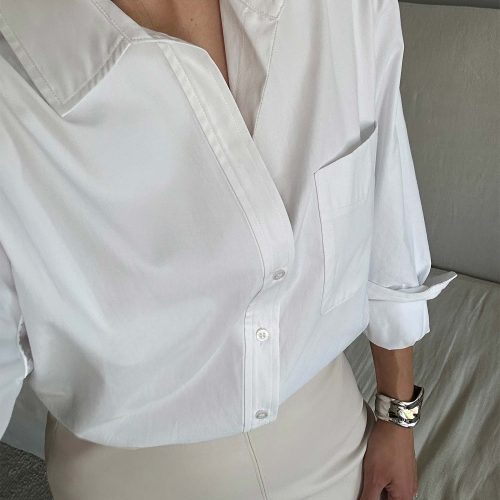 Dawn Tan dawn.tan Everyday Shirt Salt White 4 E COMM