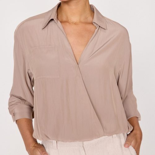 Enzo Blouse DKP4189 Malva Taupe 1188