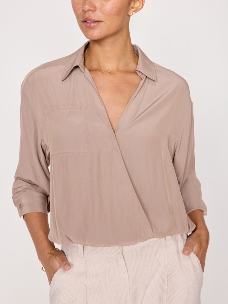 Enzo Blouse DKP4189 Malva Taupe 1188