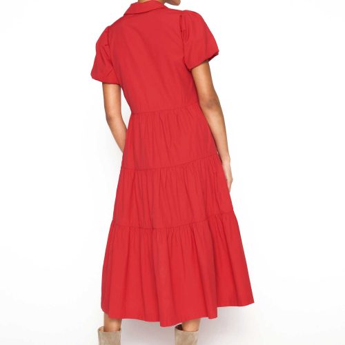 Havana Dress JCP3622 Carmine Red 3