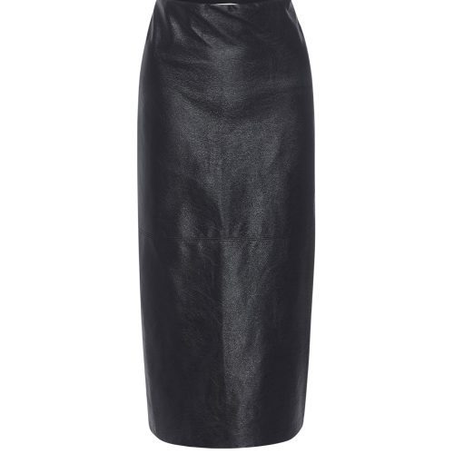 Holiday 0018 2024 IrineVeganLeatherSkirt SCR4387 BlackOnyx ghost