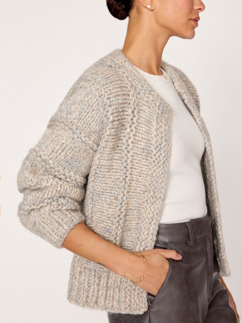 Illia handknit BLC4084 Stone Combo 1722