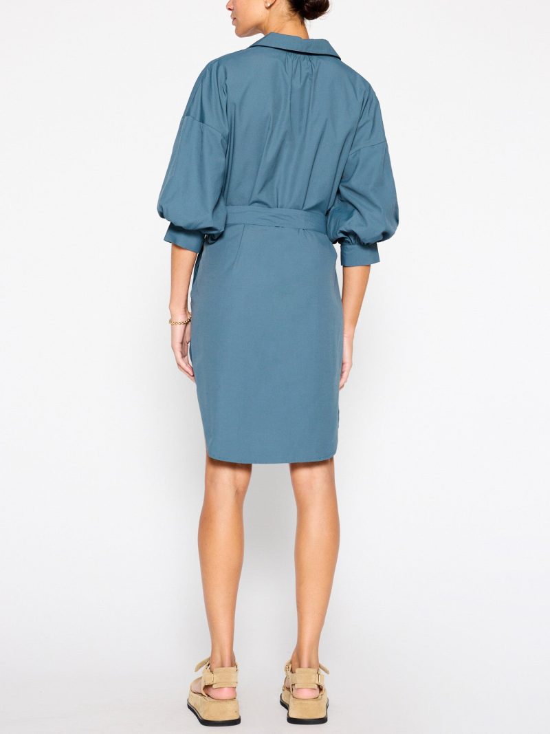 KateBeltedShirtDress JCP4040 Ocean 4