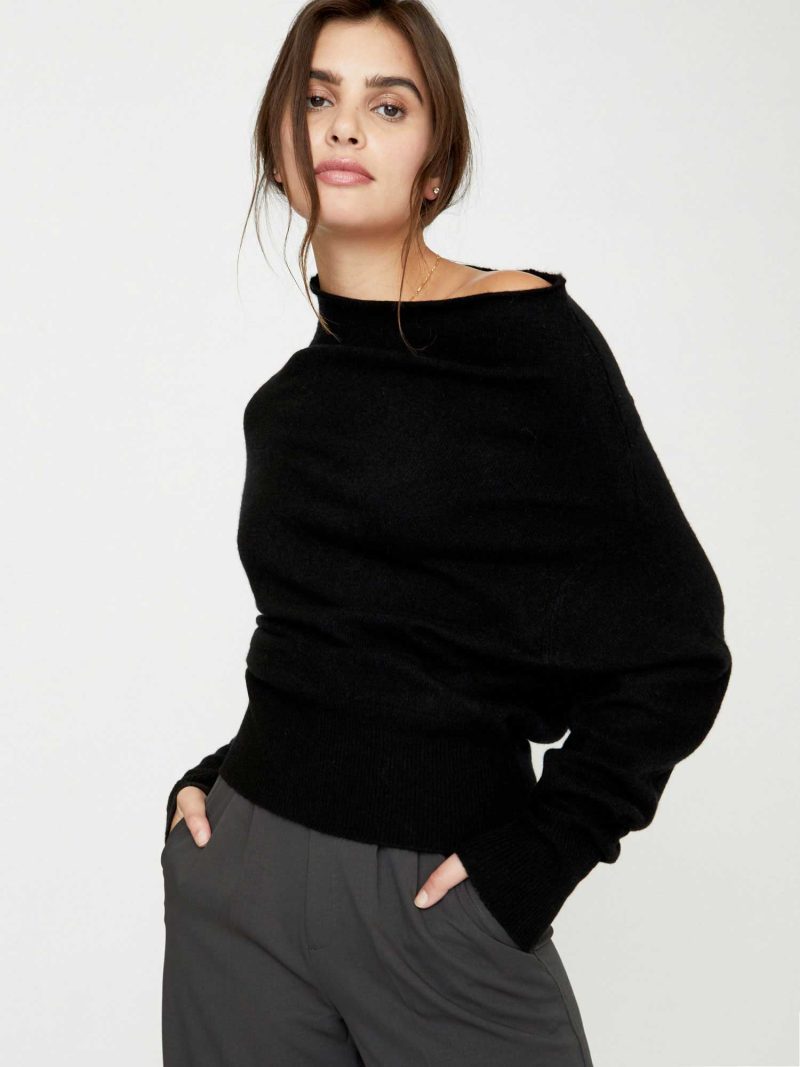 LORI OFF SHOULDER LUX3016 BLACK ONYX 1A