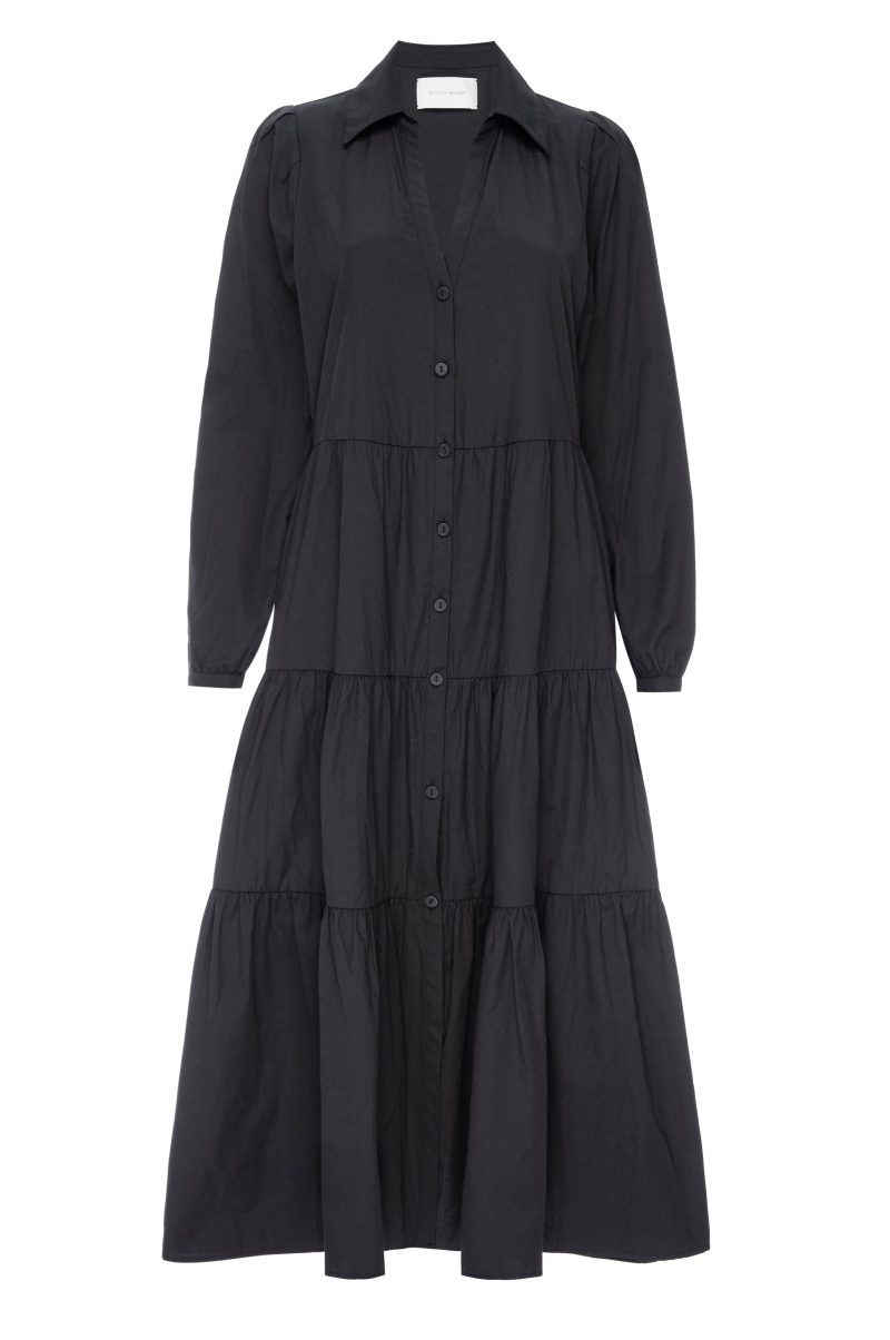 Long Sleeve Havana Dress JCP3993 Black