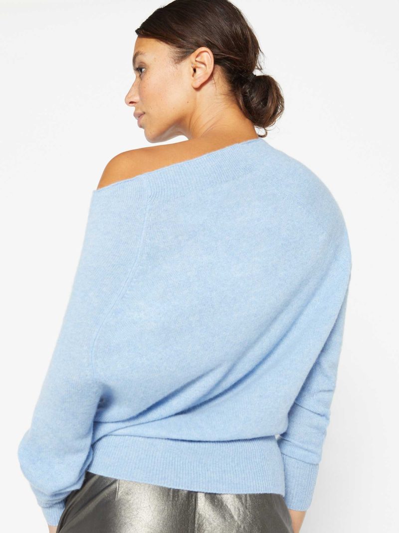 Lori Off Shoulder LUX3016 AirBlue Melange 3