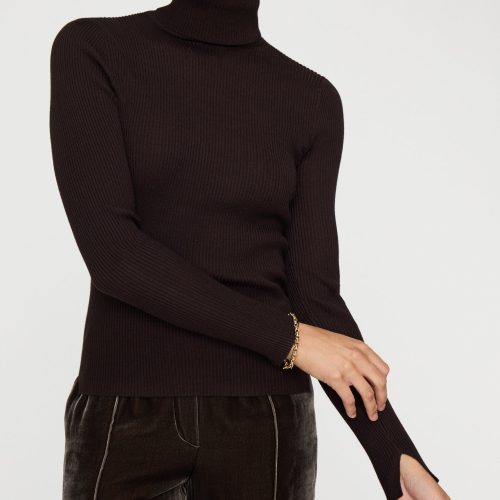 NoleRibbedTurtleneck VCP4569 Truffle 1683 2