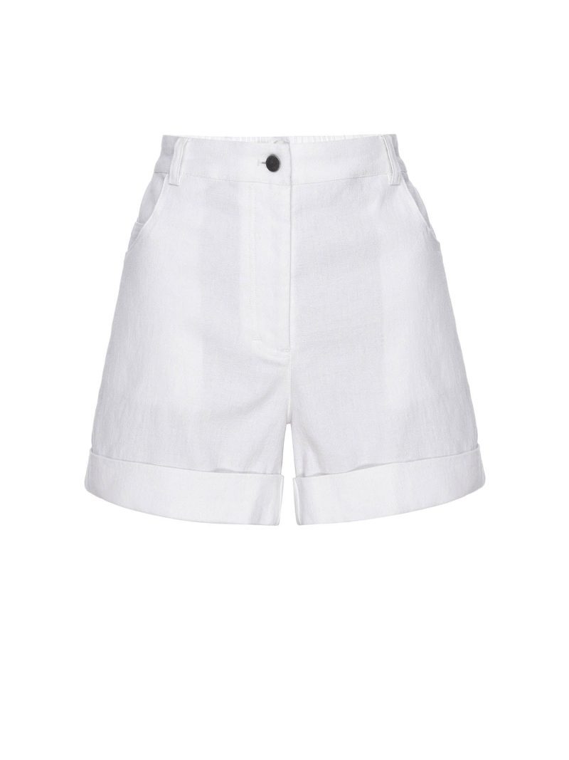 PIPPACUFFEDSHORT SALTWHITE