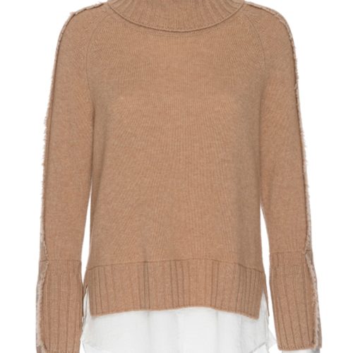 TURTLENECK JER3438 CAMEL