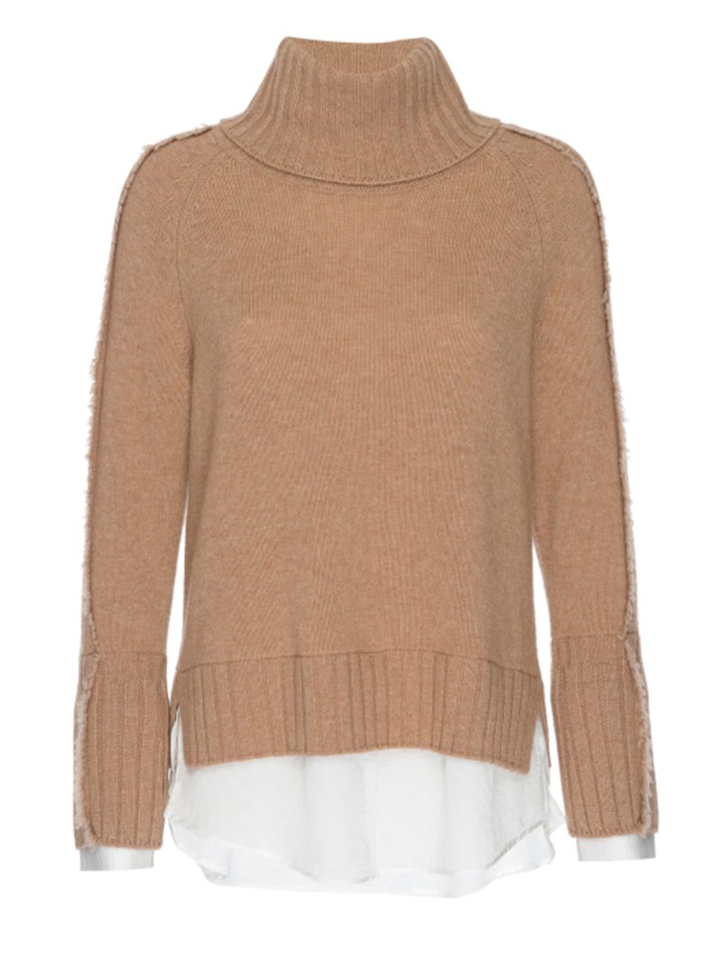 TURTLENECK JER3438 CAMEL