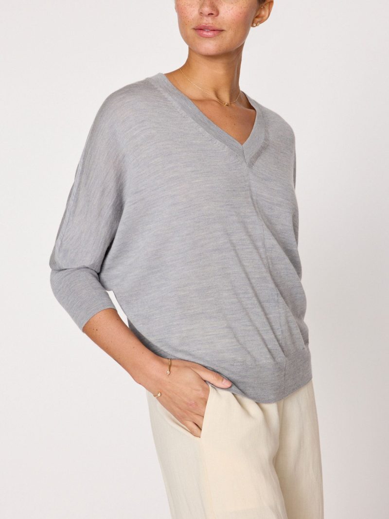 Ursa Knit Top TWO4351 Mineral Grey Melange 0598