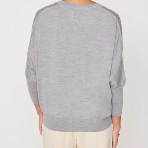 Ursa Knit Top TWO4351 Mineral Grey Melange 0613