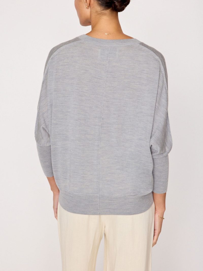 Ursa Knit Top TWO4351 Mineral Grey Melange 0613