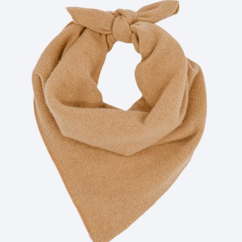 cashmere neck tie camel